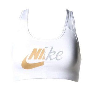 Nike Metallic-Logo Sports Bra XS